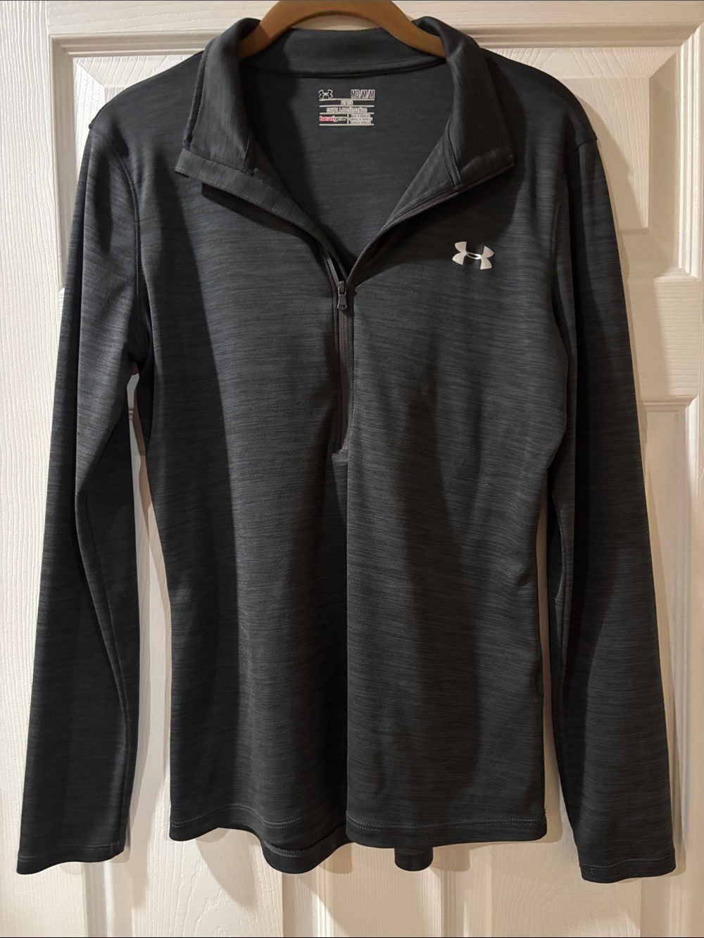 Under Armour Men’s Quarter‑Zip Pullover - Dark Gray Heather